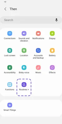 Bixby Routines android App screenshot 2